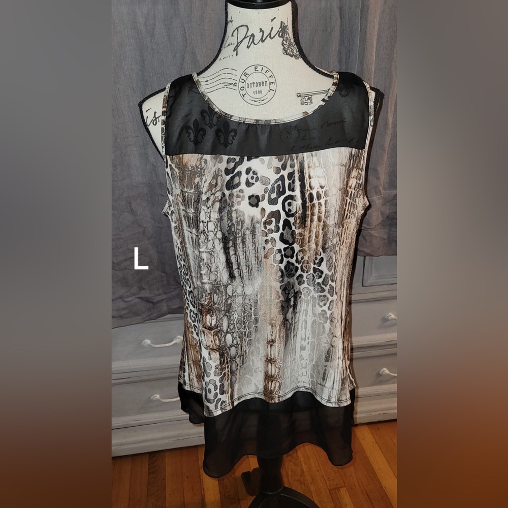 Animal Print Blouse